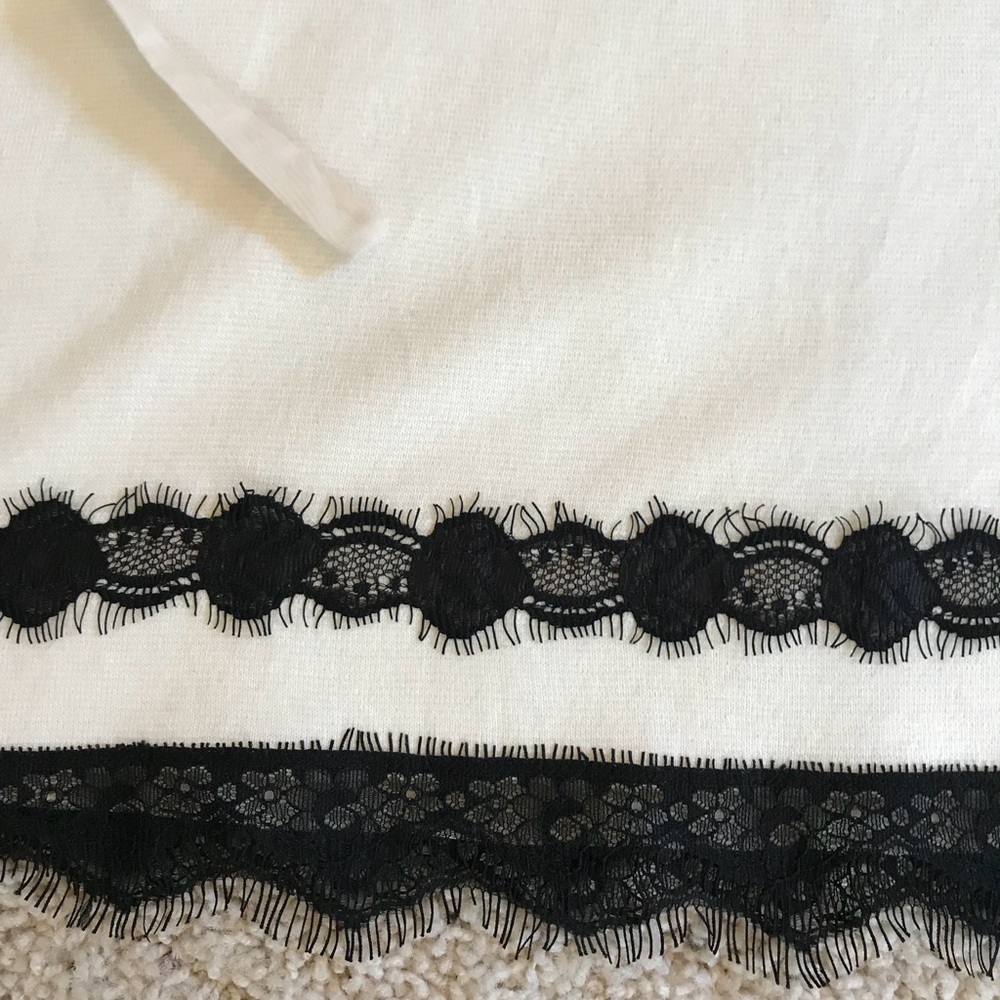 NWT, Free People, Ivory & Black Apron Style Dress! - Picture 7 of 8